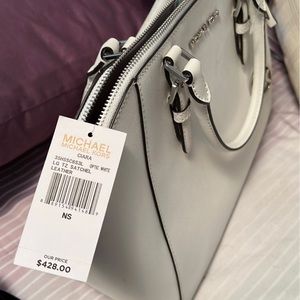 Michael Kors Ciara Leather Satchel